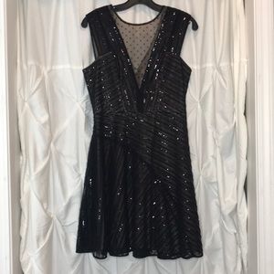 BCBGMaxAzria Aniya Sequined Dress